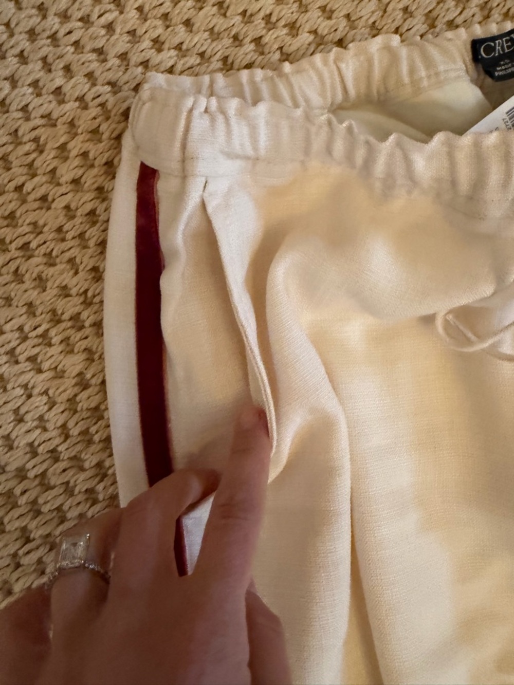 J. Crew Cream Stratus Pant - Picture 10 of 10